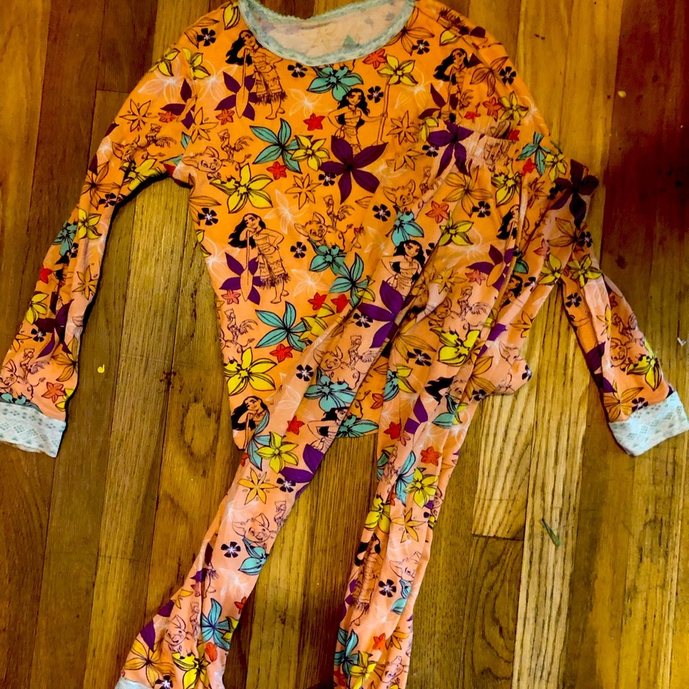 Moana Pajamas from the Disney Store
